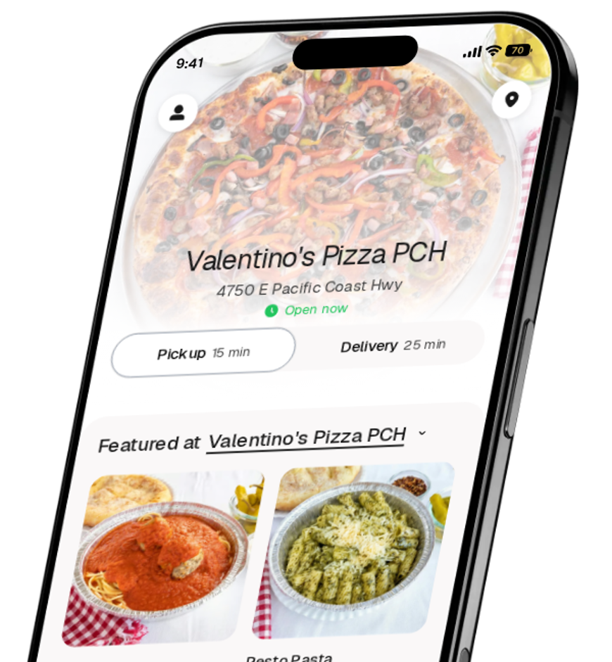 Valentino's Pizza PCH app preview