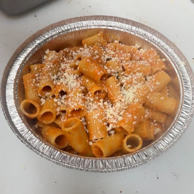 Vodka Sauce Rigatoni.