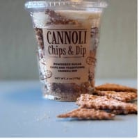 Cannoli Chip and Dip Cup.