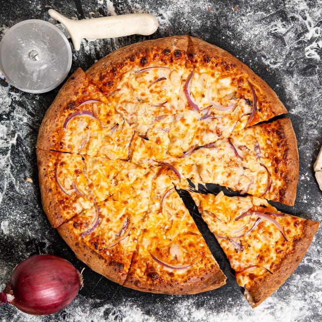 Chicken Parmesan Pizza.