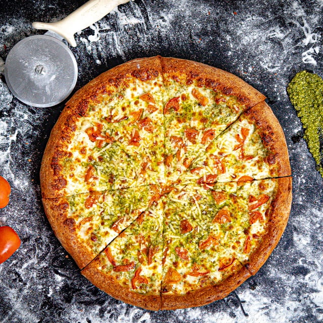 Pesto Pizza.