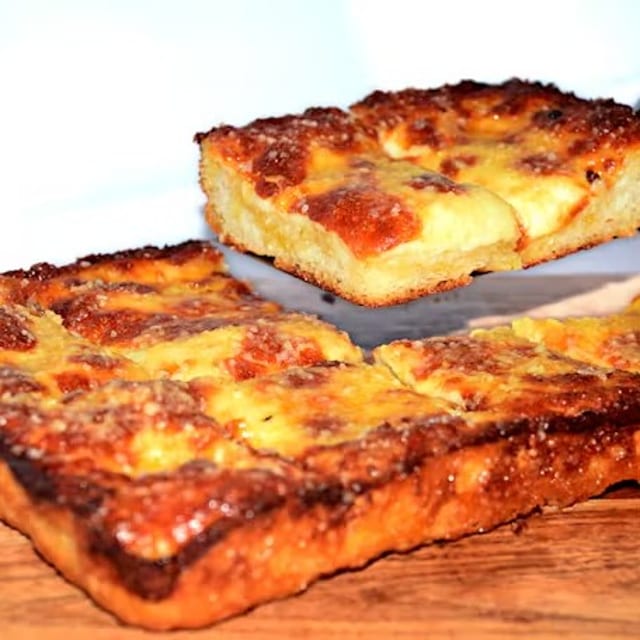 Detroit Style Cheese Bread.